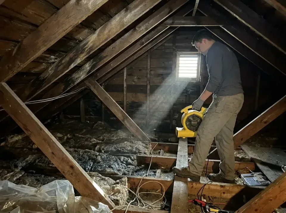 attic-water-damage-drying-proc-007 — frequently asked questions, Emergency Water Extraction & 24/7 Flood Response in Piperto…